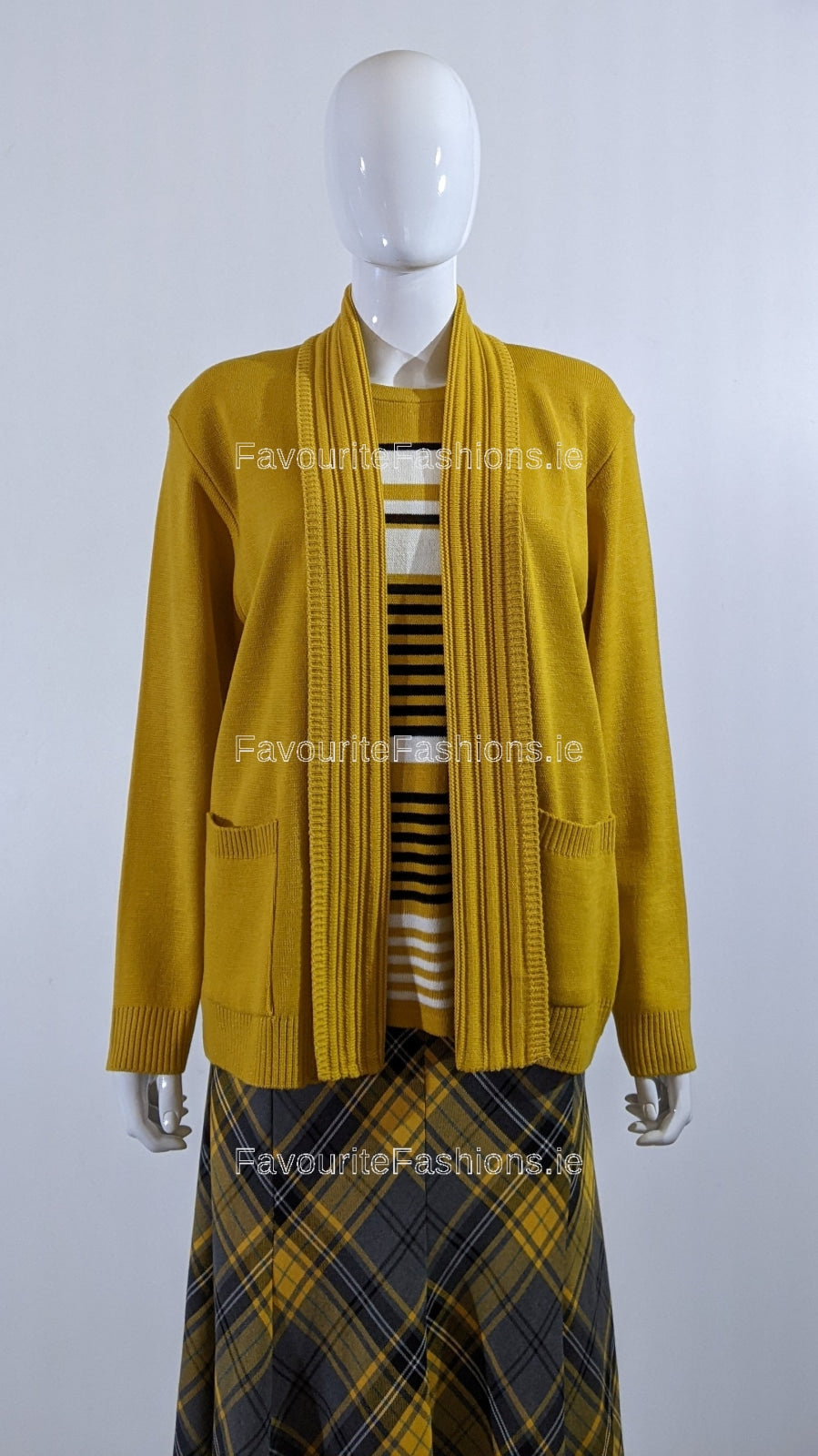 Mustard on sale stripe jumper