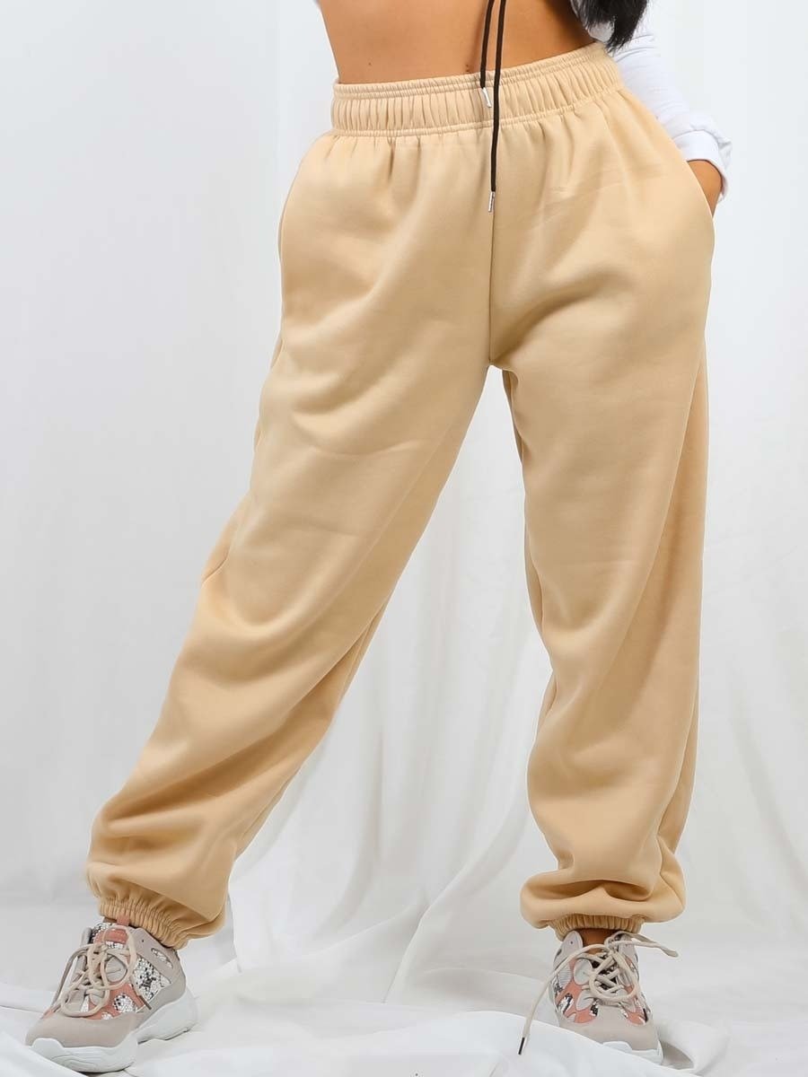 Stone Oversized Joggers