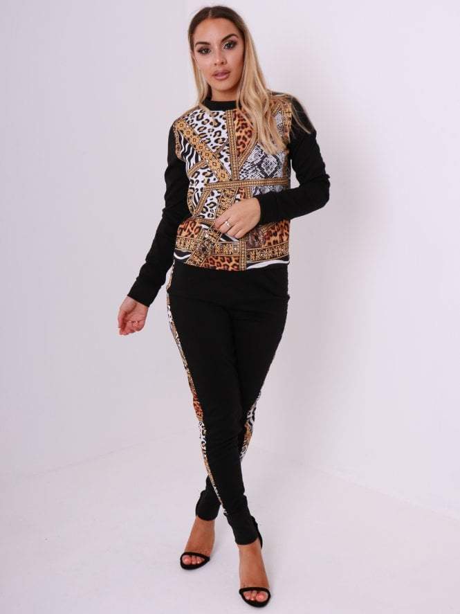 Chain print tracksuit online