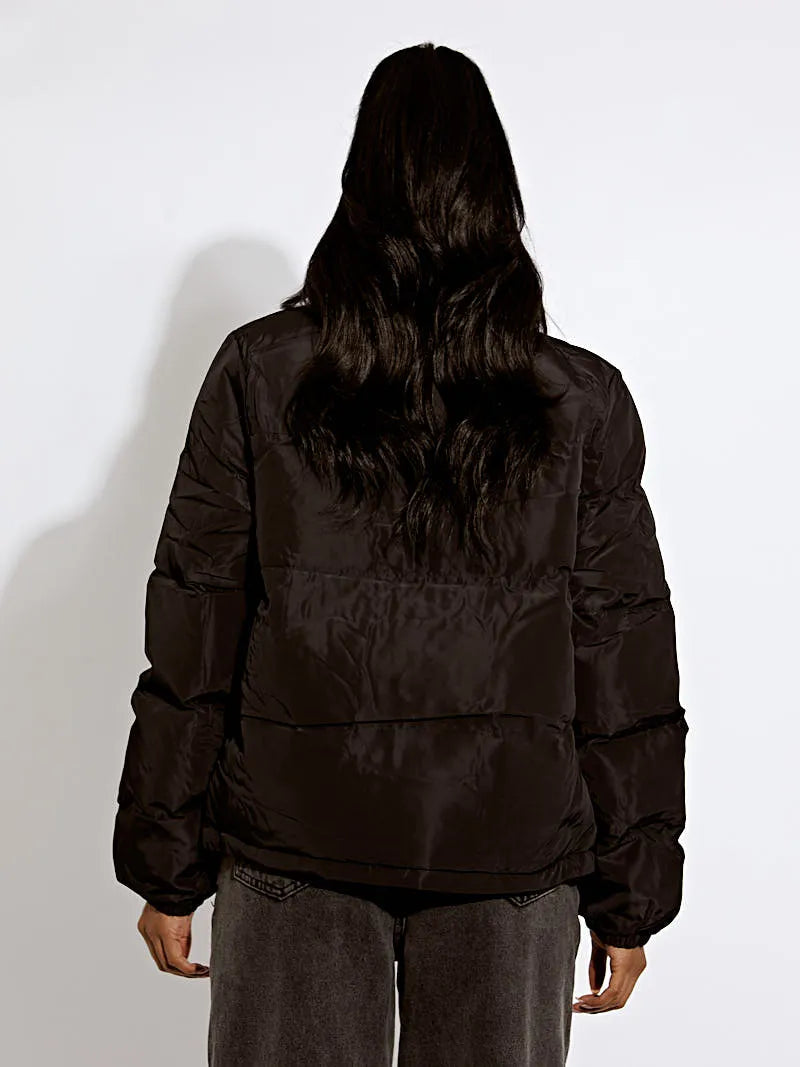 Black Padded Puffer Jacket