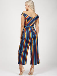 Blue Stripe Jumpsuit