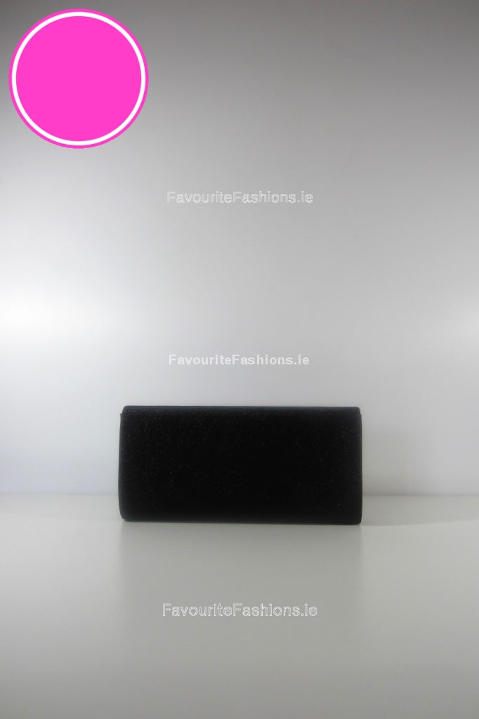 Black Envelope Clutch Bag