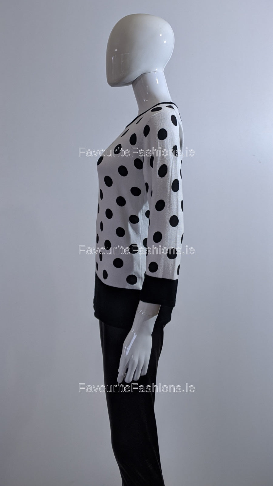 Black polka outlet dot jumper