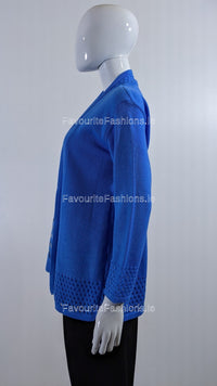 Blue Pattern Twinset Jumper