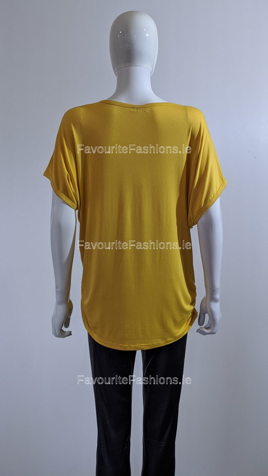 Mustard 'Paris' Glitter Top