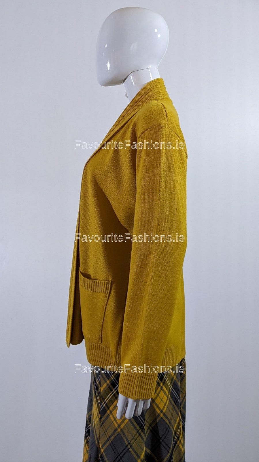 Mustard Stripe Twinset Jumper