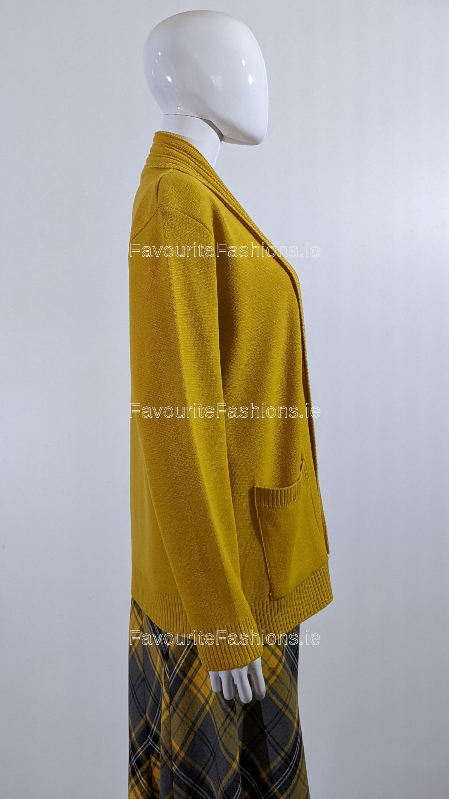 Mustard Stripe Twinset Jumper