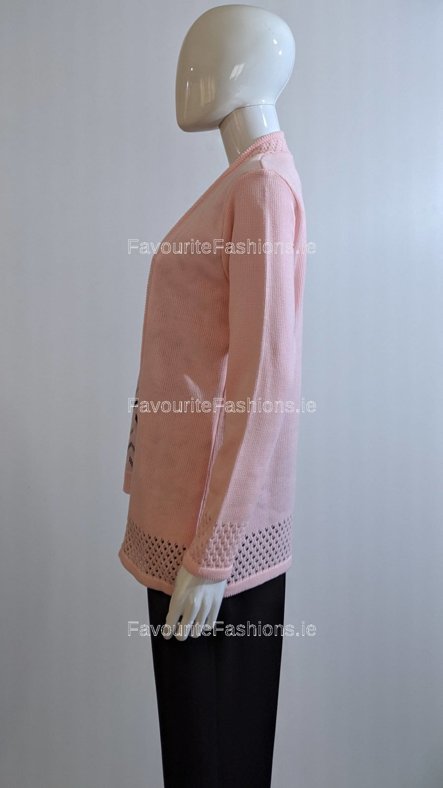 Pink Pattern Twinset Jumper