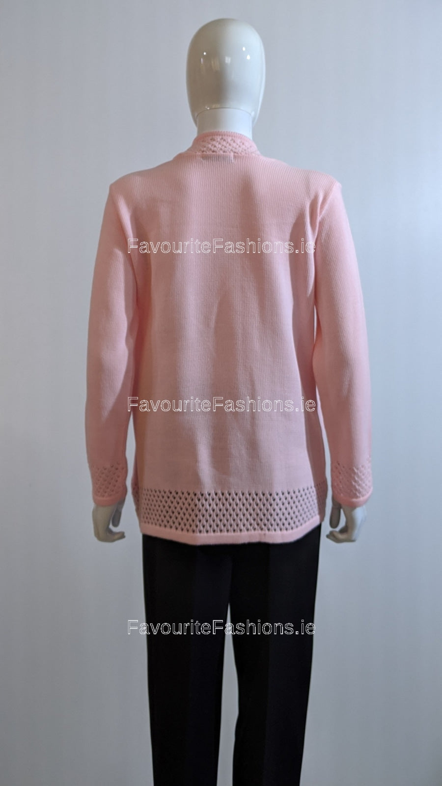 Pink Pattern Twinset Jumper