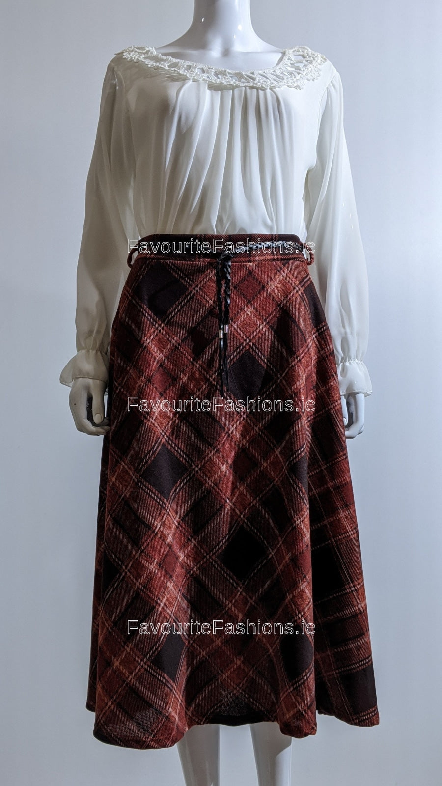 Elasticated waist clearance winter skirts elderly