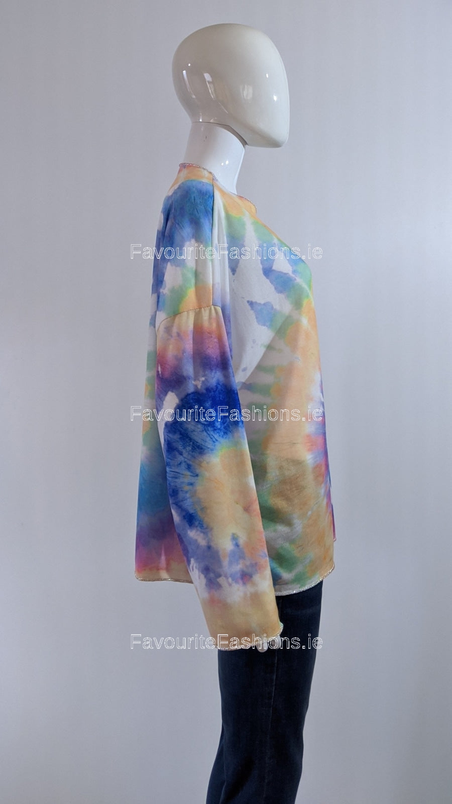 Tie Dye Swirl Tunic Top