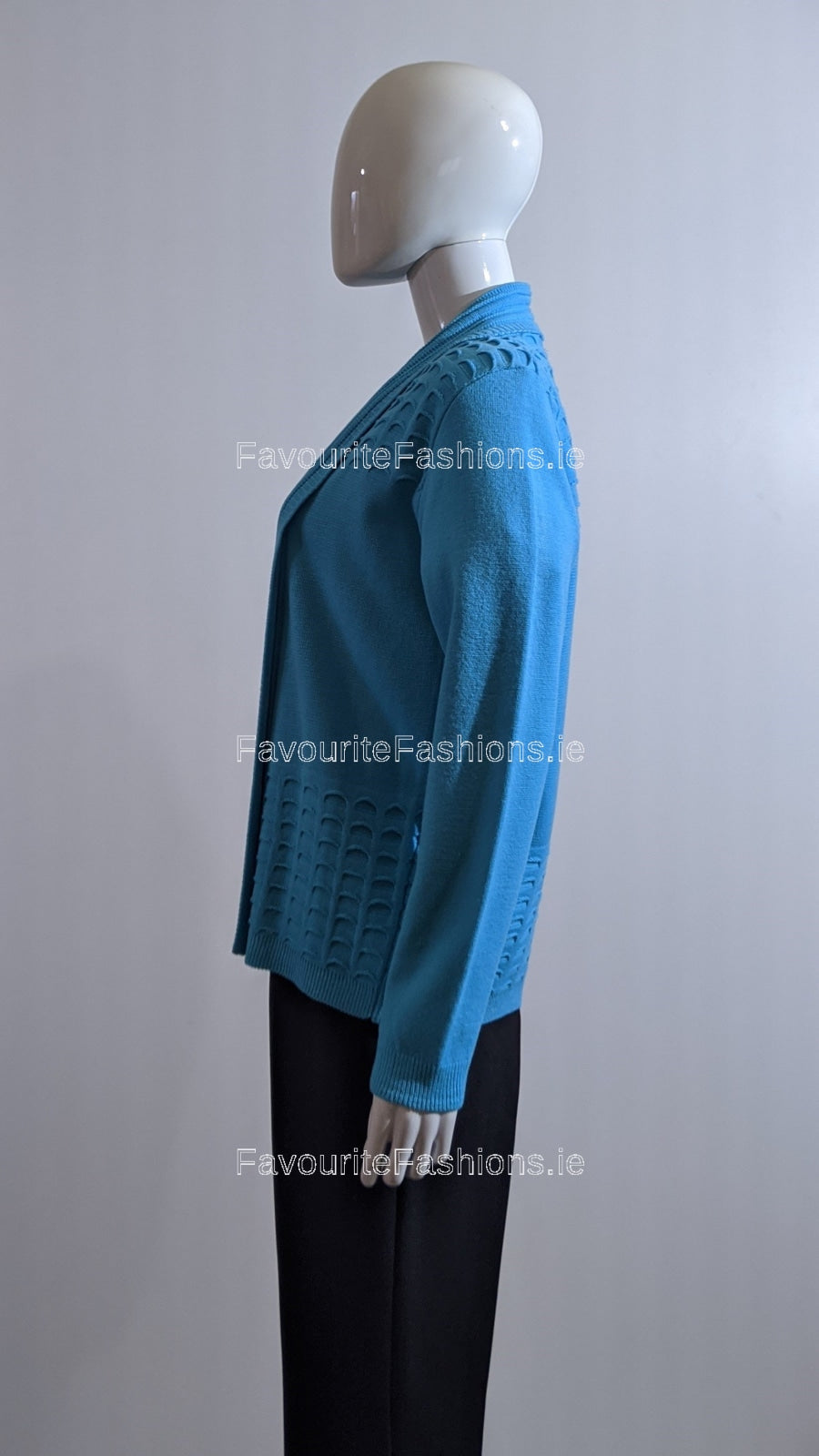 Turquoise Open Cardigan