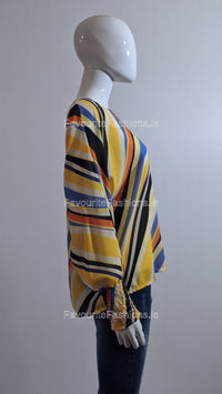 Yellow Stripe Design Top