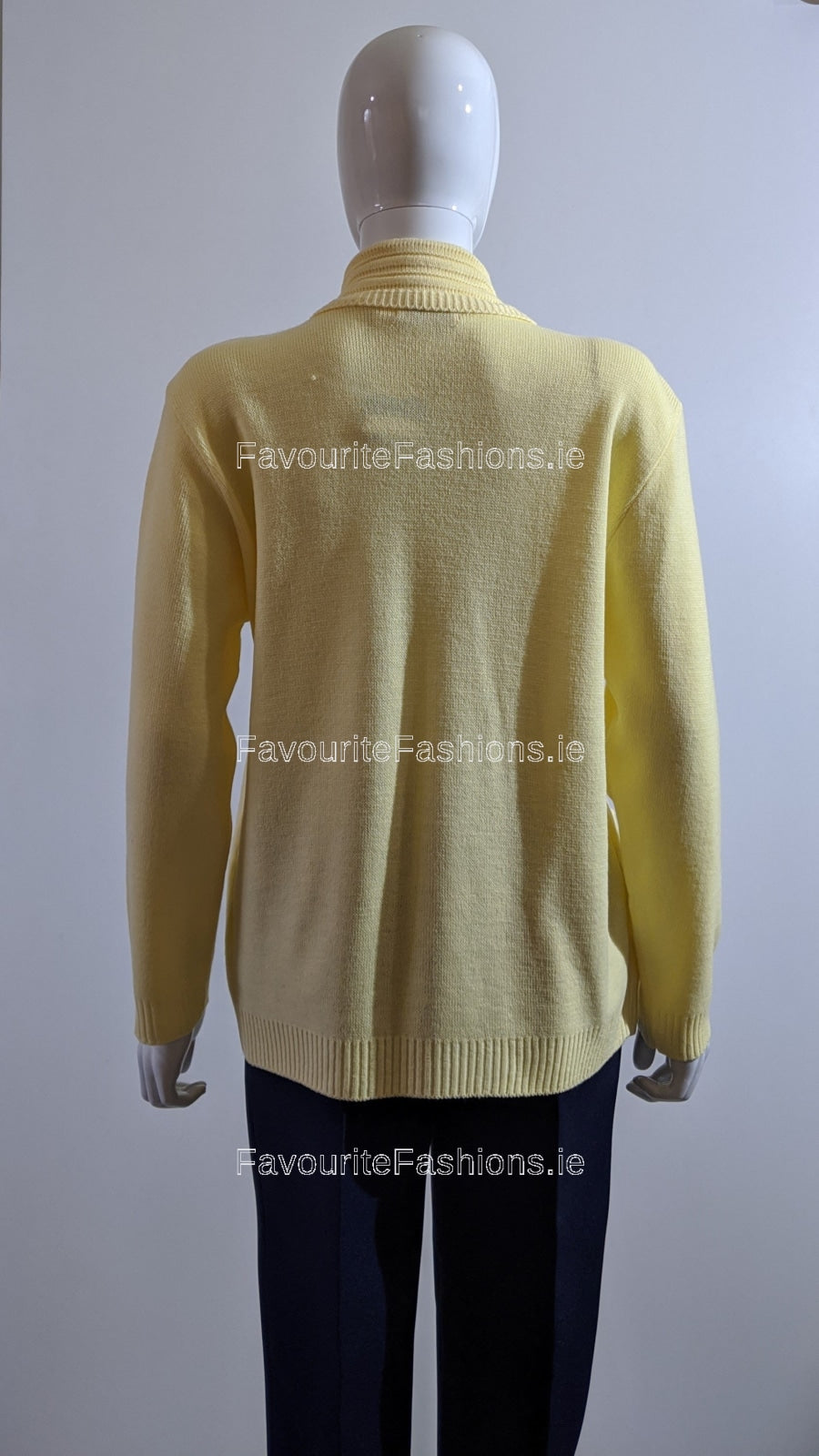 Yellow Stripe Twinset Jumper